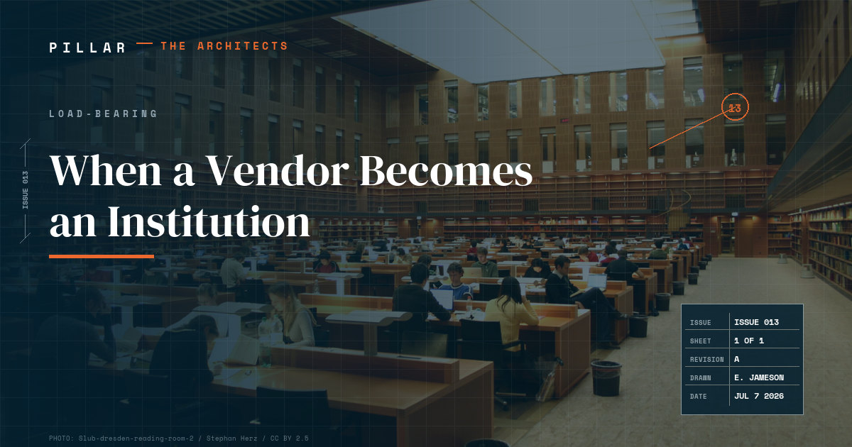 When a Vendor Becomes an Institution