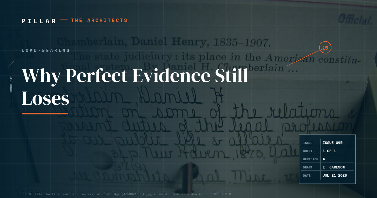 Why Perfect Evidence Still Loses